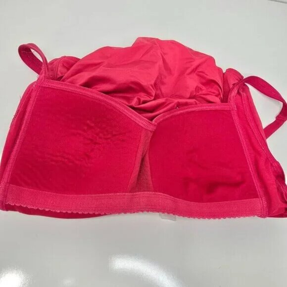 Bond-Eye Australia Red One Piece Tummy Control Ruched Front Swimsuit - Picture 8 of 9